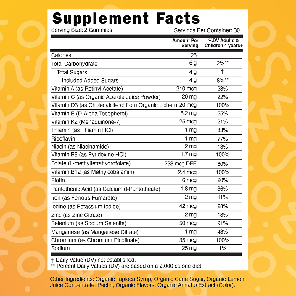 Children's Multi-Vitamin Gummies画像3